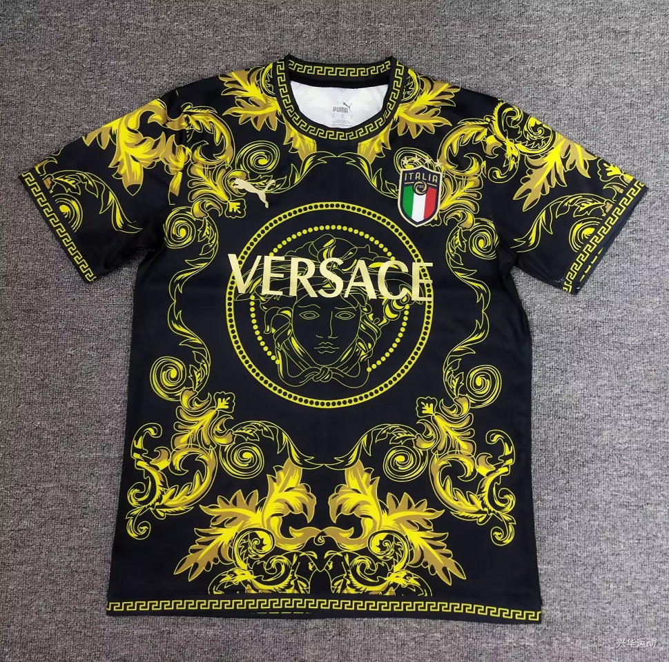 AAA Quality Italy 24/25 Special Black/Golden Soccer Jersey